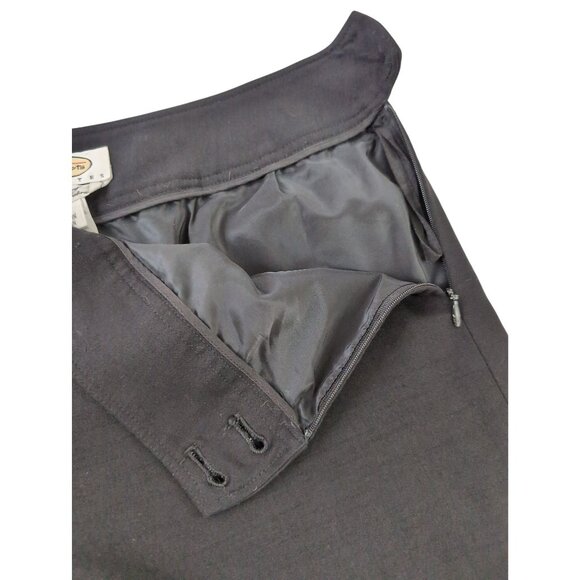 Talbots Wool Pants Womens 4 Black Career Professional Capsule Minimalist - Picture 4 of 12